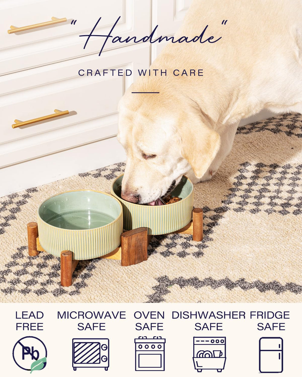 Getstar stylish pet dining area that blends with modern home decor.