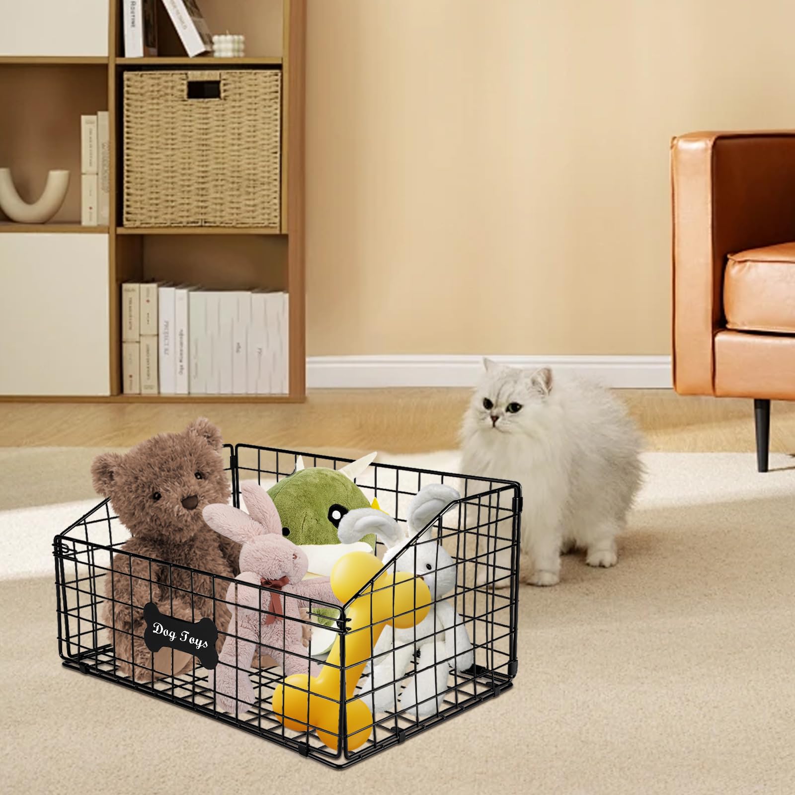 Geyecete dimensions 16x11x8 reveal ample capacity for assorted toys.