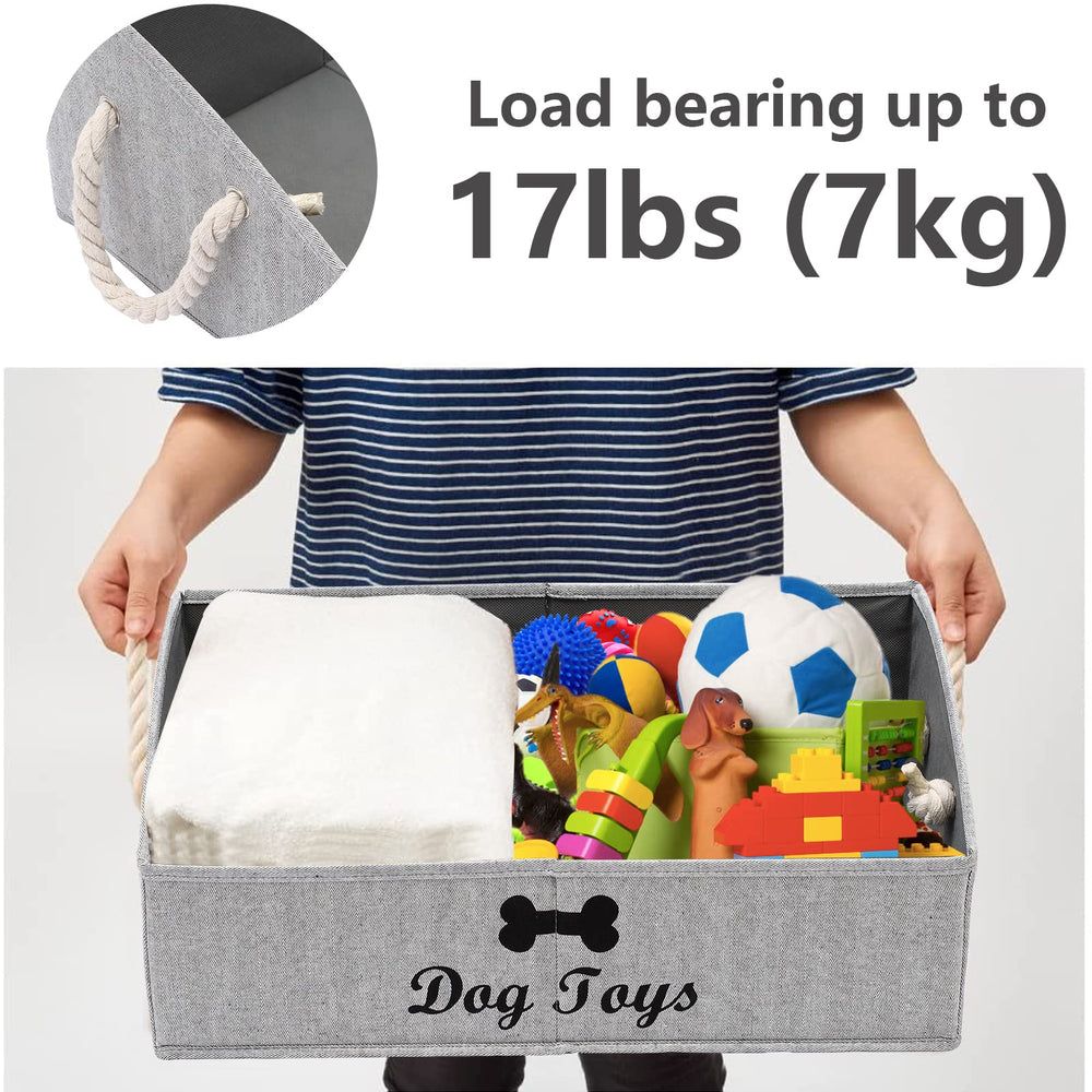Geyecete bin with water-resistant bamboo fabric exterior protects contents.