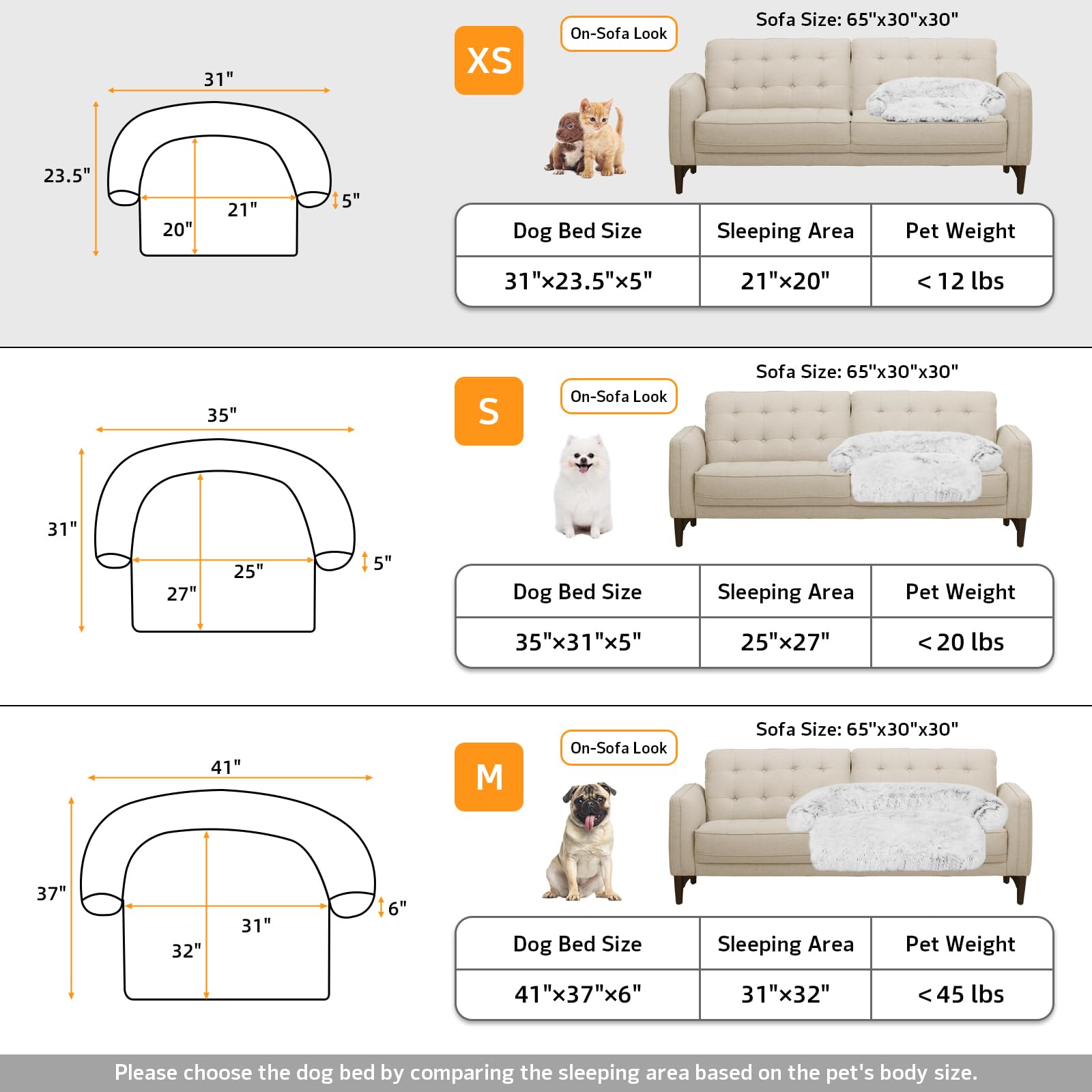 GGIB Calming Dog Bed suitable for car rear seats and travel.