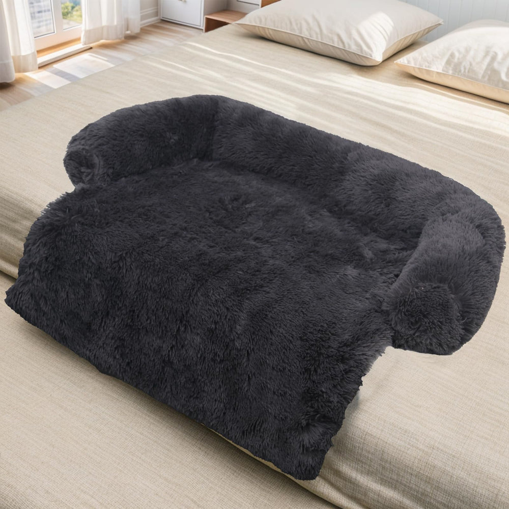 GGIB dark grey fabric bed integrates seamlessly with home decor