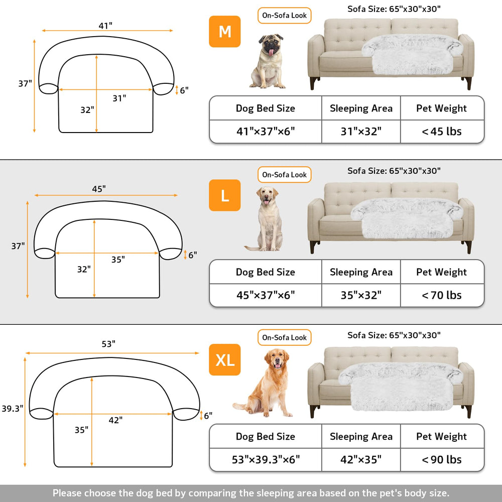GGIB Calming Dog Bed non-slip bottom keeps bed in place on floors.