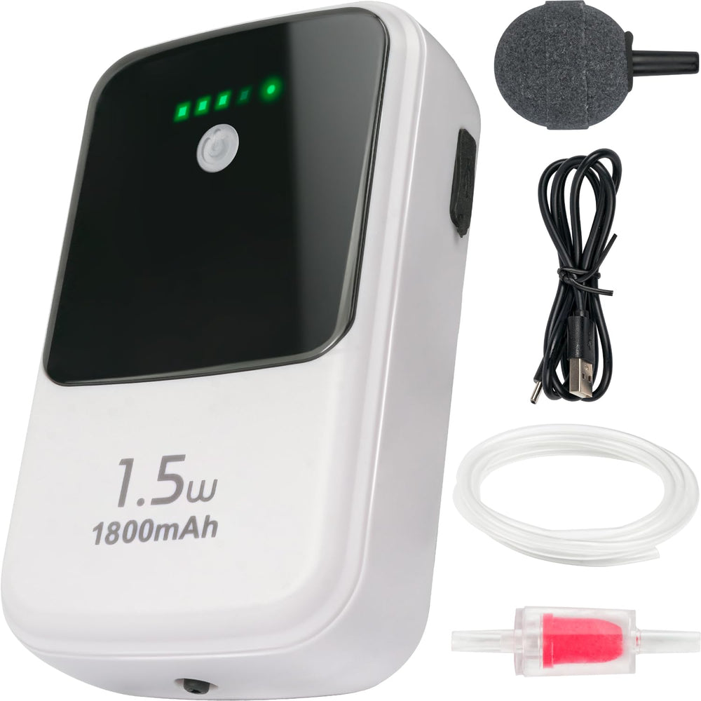 Ghosthorn silent dual-aerator in action for quiet aquarium aeration.
