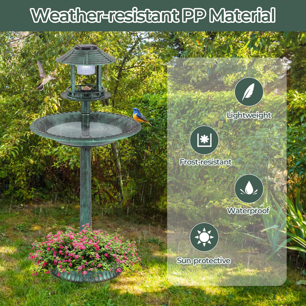 Giantex birdbath easy assembly requires no tools