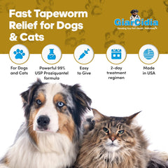 Giarcidia chicken flavored liquid dewormer that pets readily accept