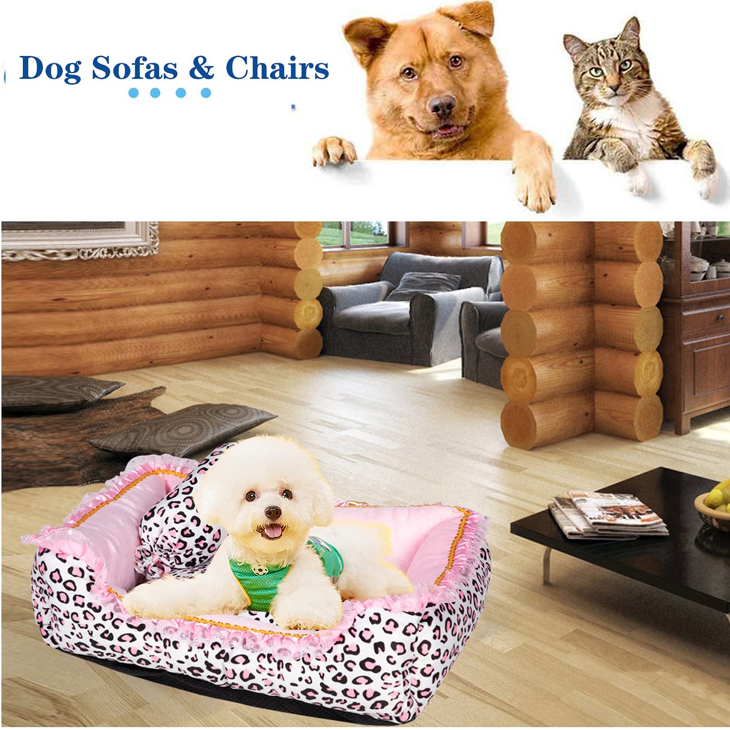 Gigreinc small pet bed is easy to clean via hand or machine wash for busy households.