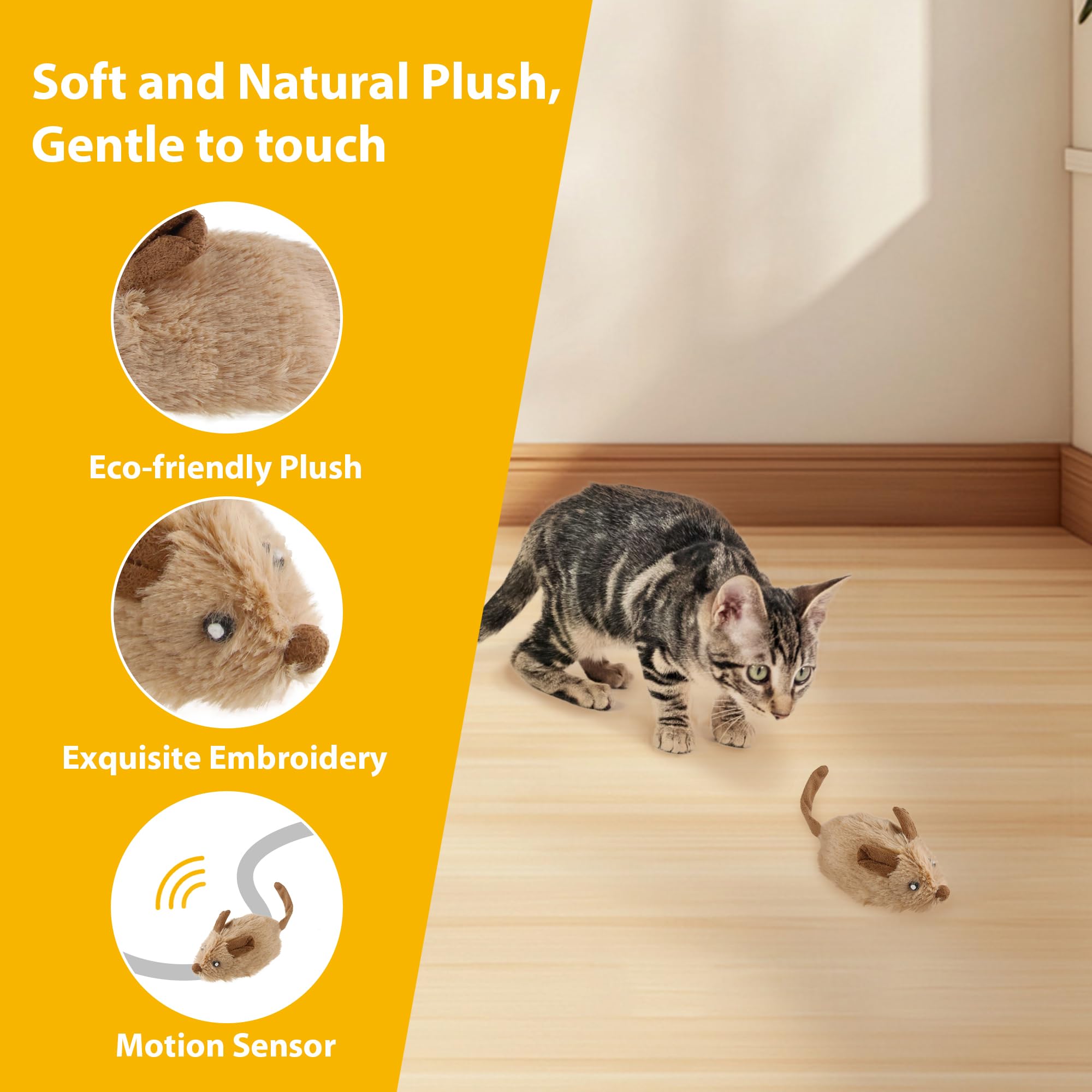 Gigwi hard-surface use cue guides optimal motion on flat floors.