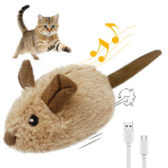 Gigwi interactive mouse toy in motion demonstrating self-play potential.