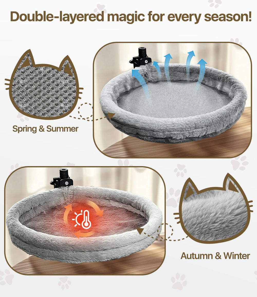 Giisorde sunken-design cat bed for private lounging