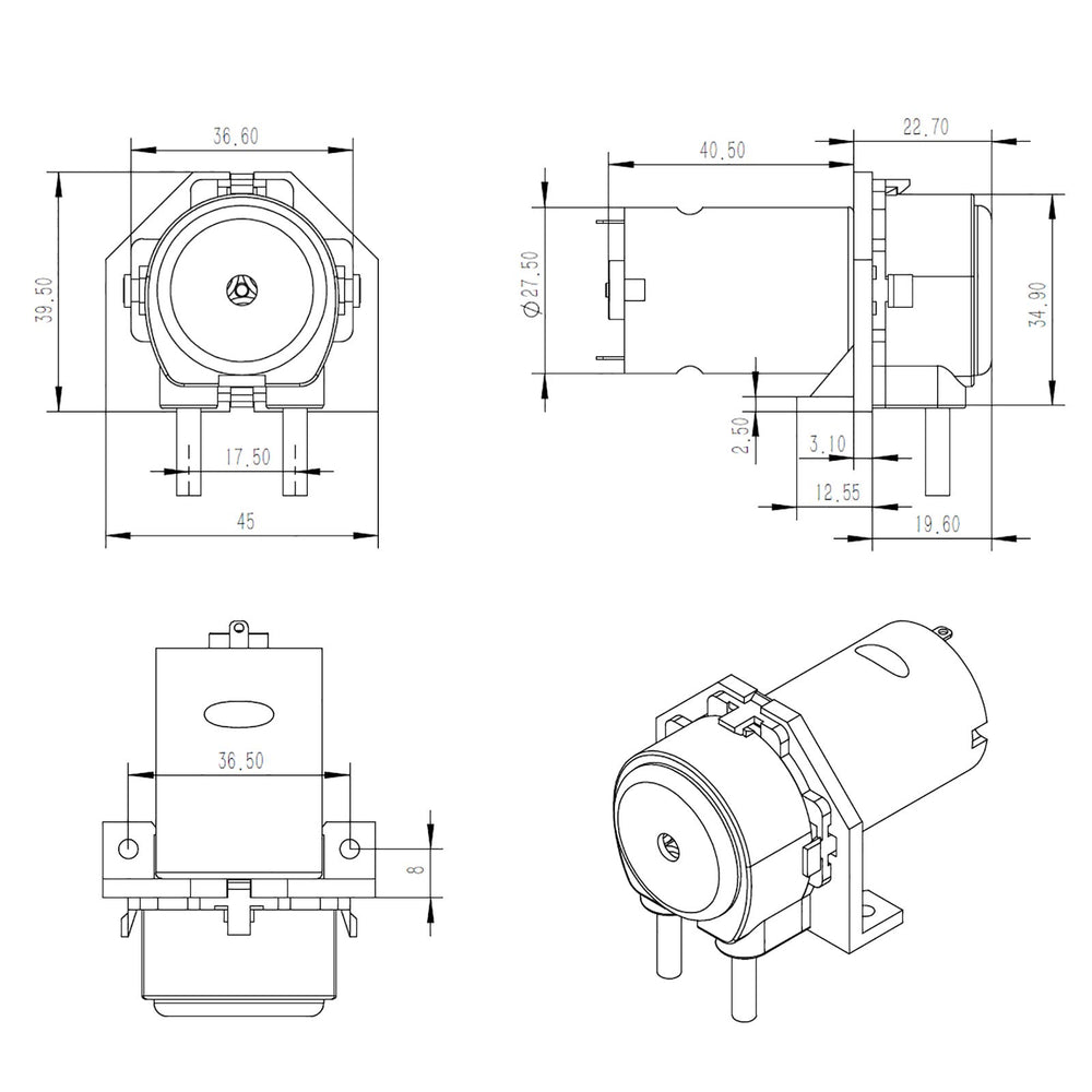 Gikfun AE1207 ready to integrate with separate drive for automation