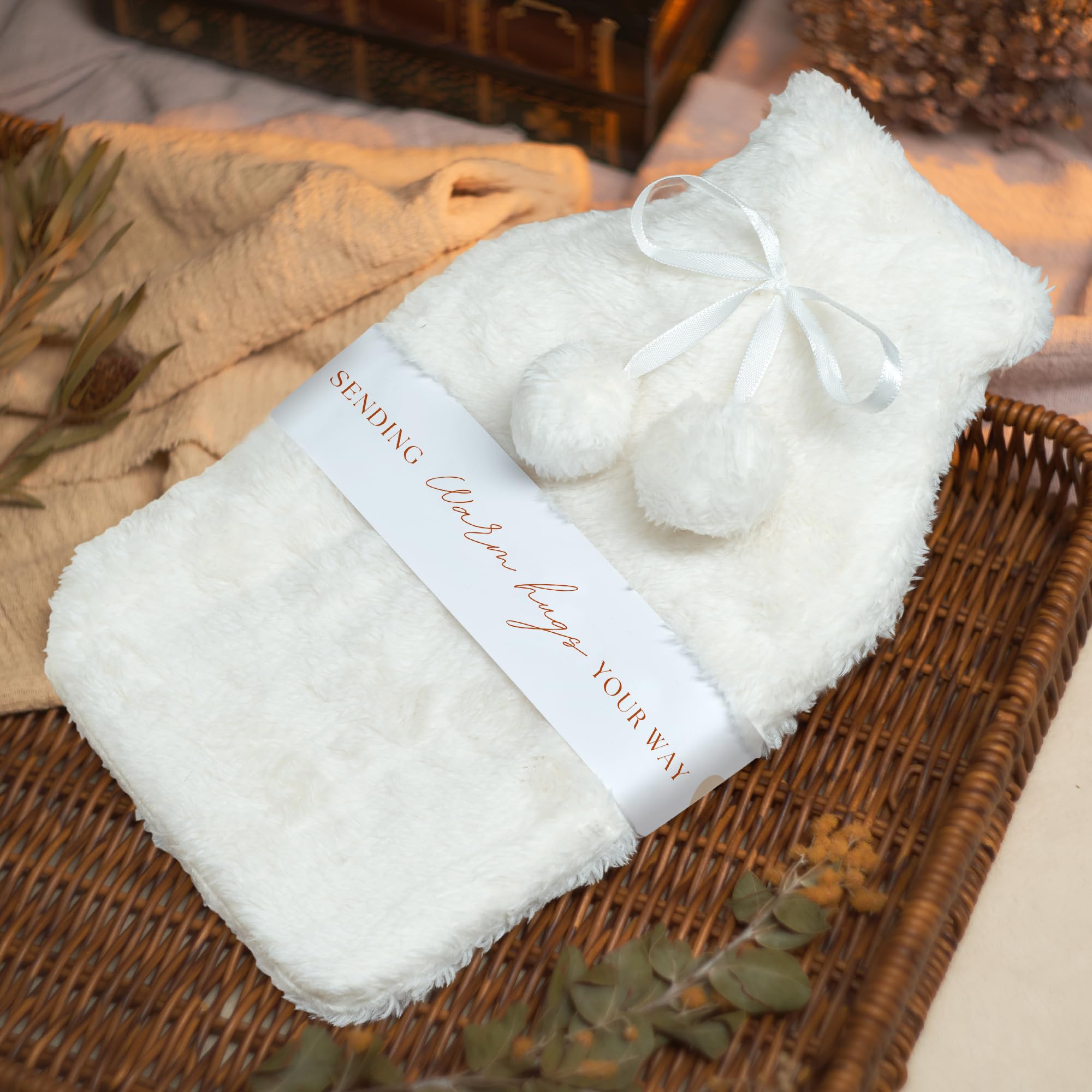 Gill + Jill hot water bottle offers comforting warmth in times of grief.