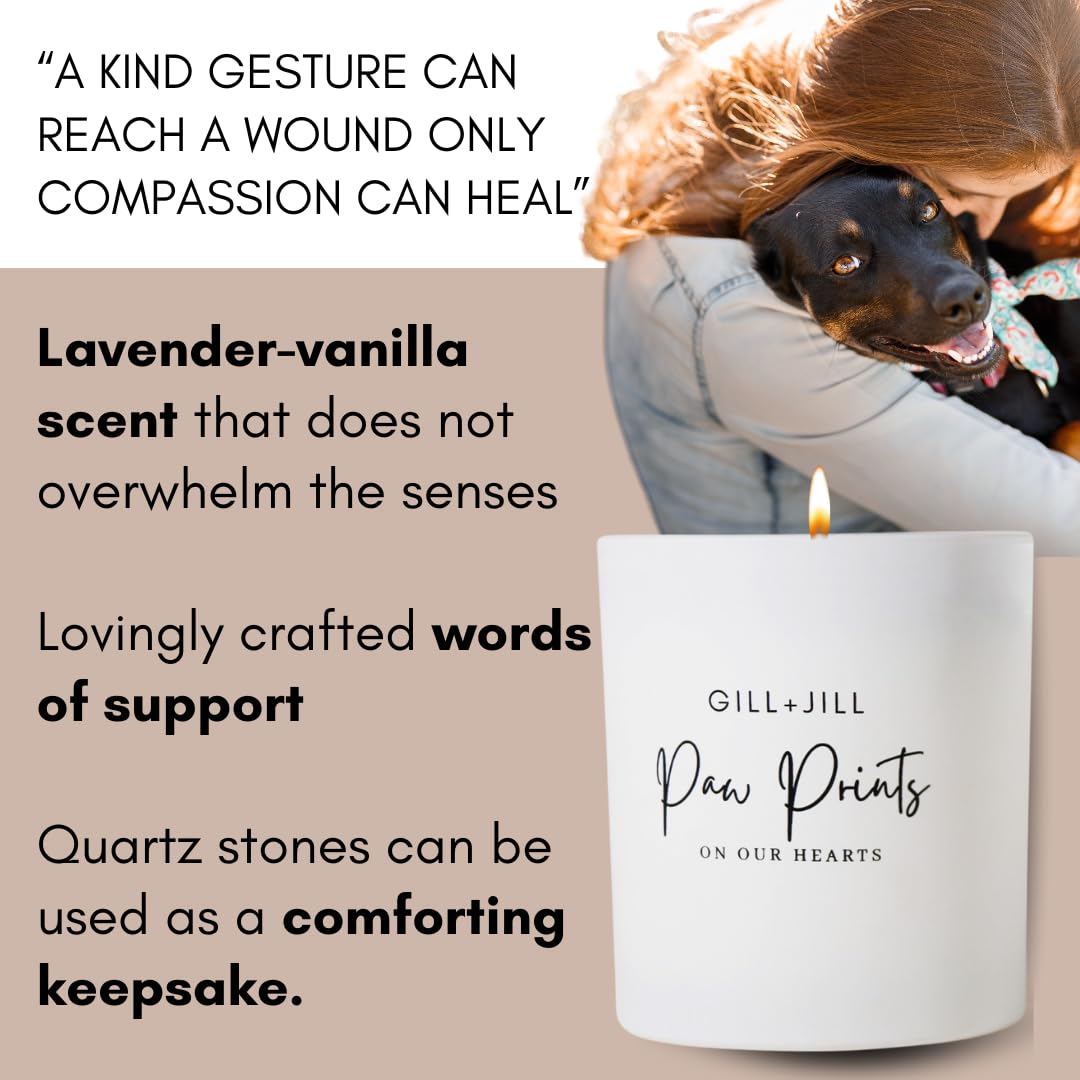 Gill + Jill Soy wax paraffin-free formula emphasizes natural materials and clean burning.