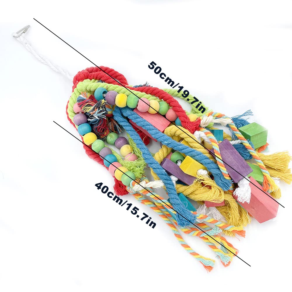 GILYGI parrot toy suits African Grey, Amazon, cockatoo, and macaw species