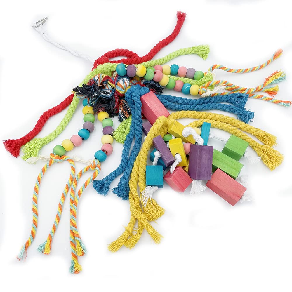 GILYGI parrot toy is 20.5 inches long for large parrots