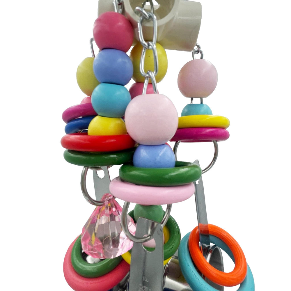 GILYGI vibrant colors wooden rings for visual stimulation