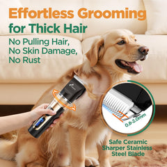 Gimars cordless design enables grooming anywhere without cords