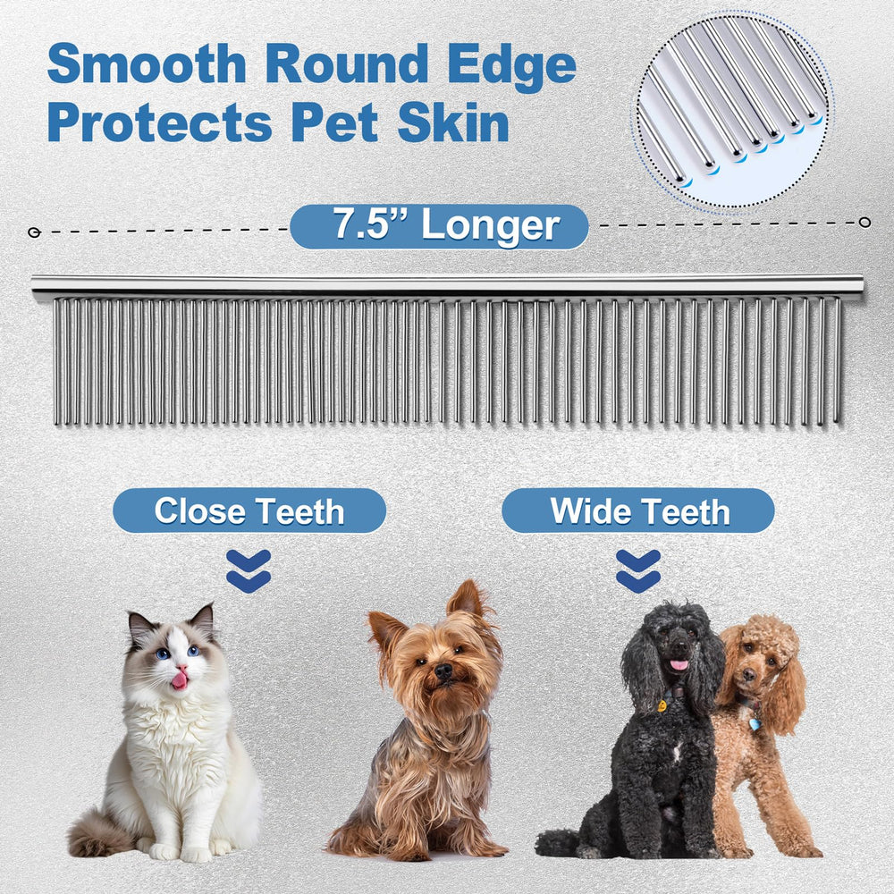 Gimars ergonomic handles reduce hand fatigue during extended grooming.