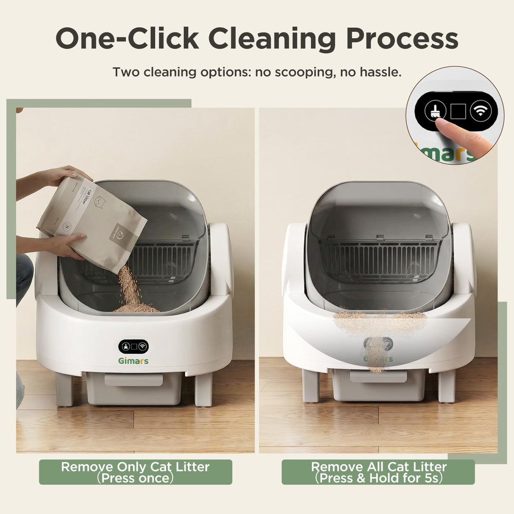 Gimars EVA litter mat helps reduce tracking and keep floors clean.
