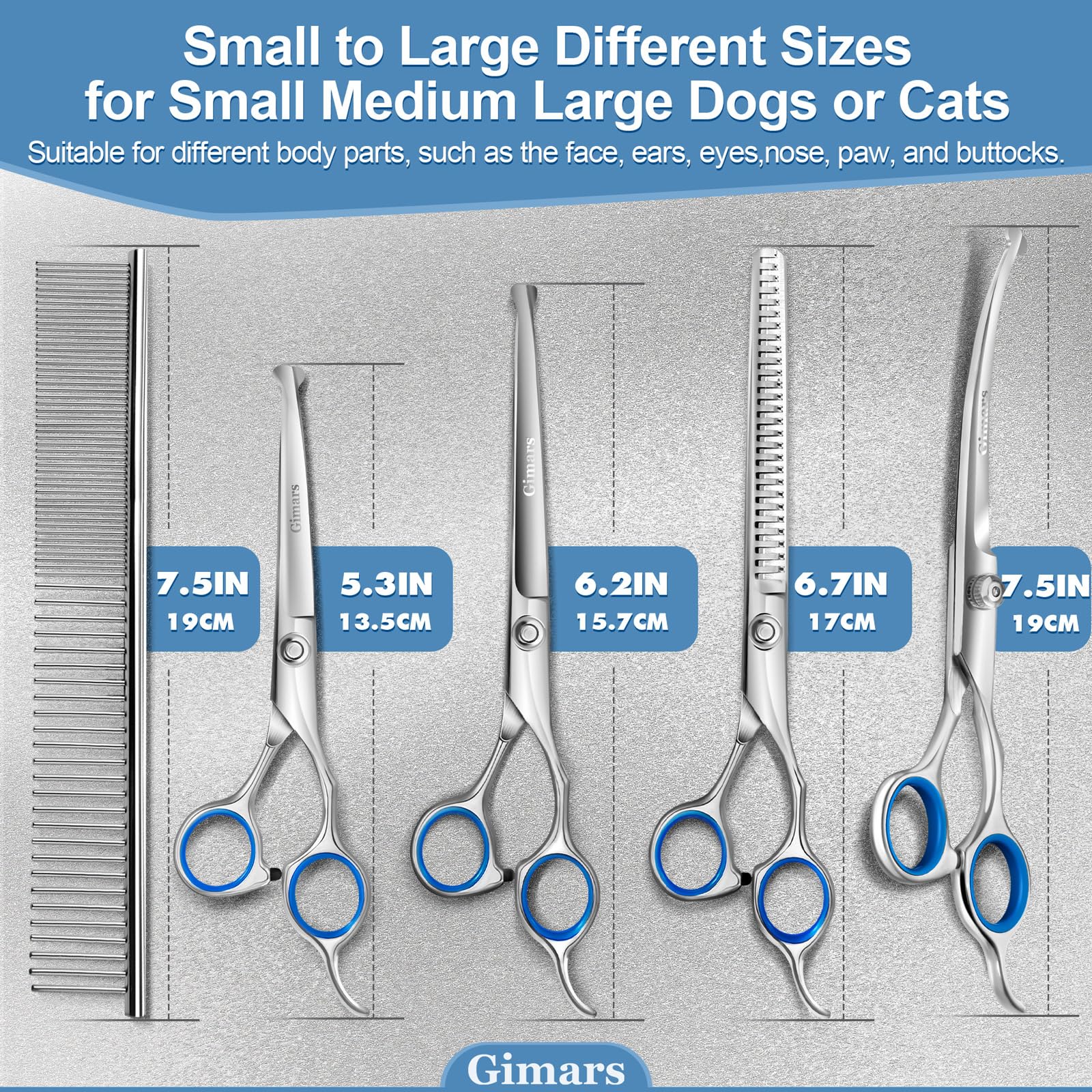 Gimars professional pet grooming tool for dogs, cats, and more.