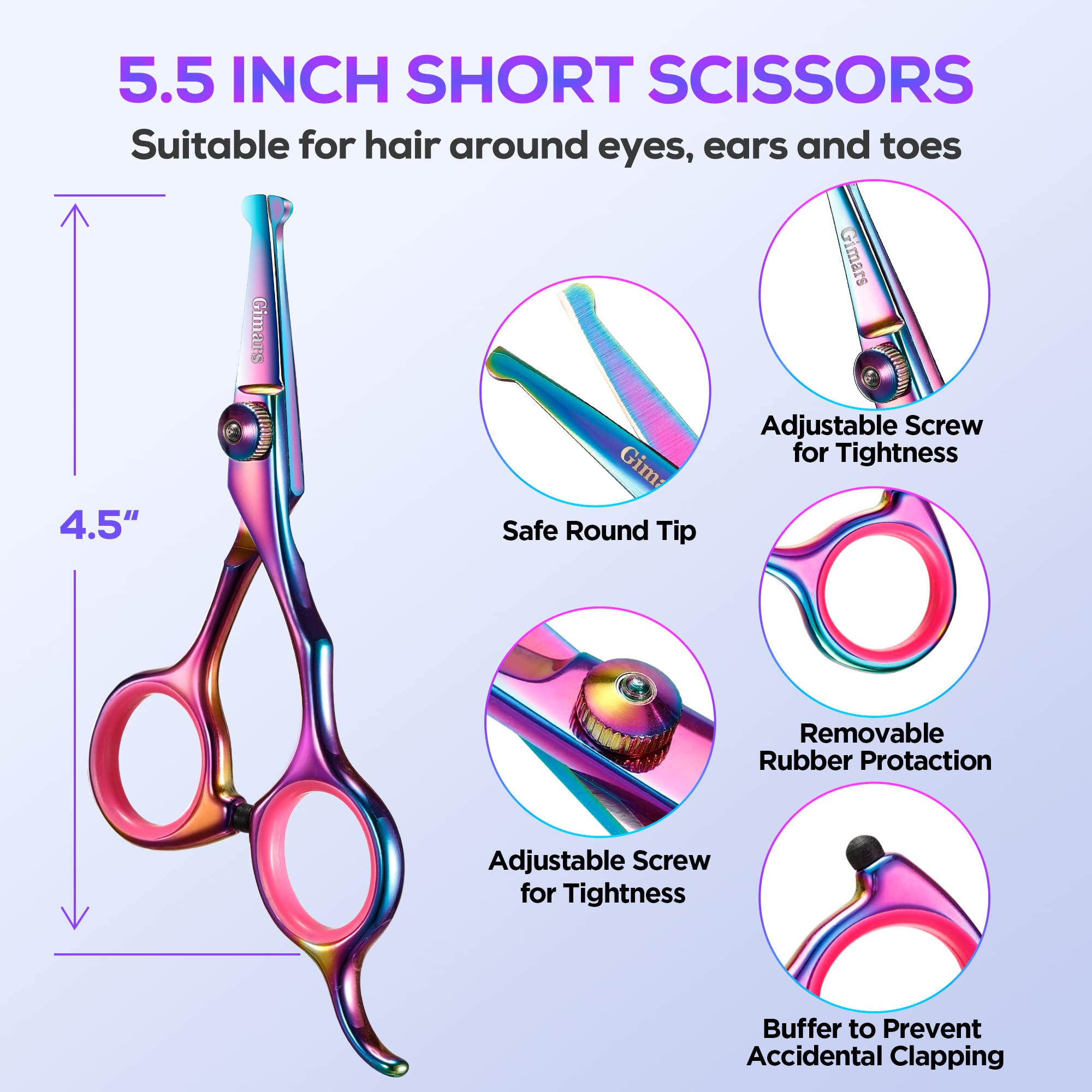 Gimars 4CR titanium-coated blades resist rust and stay sharp longer