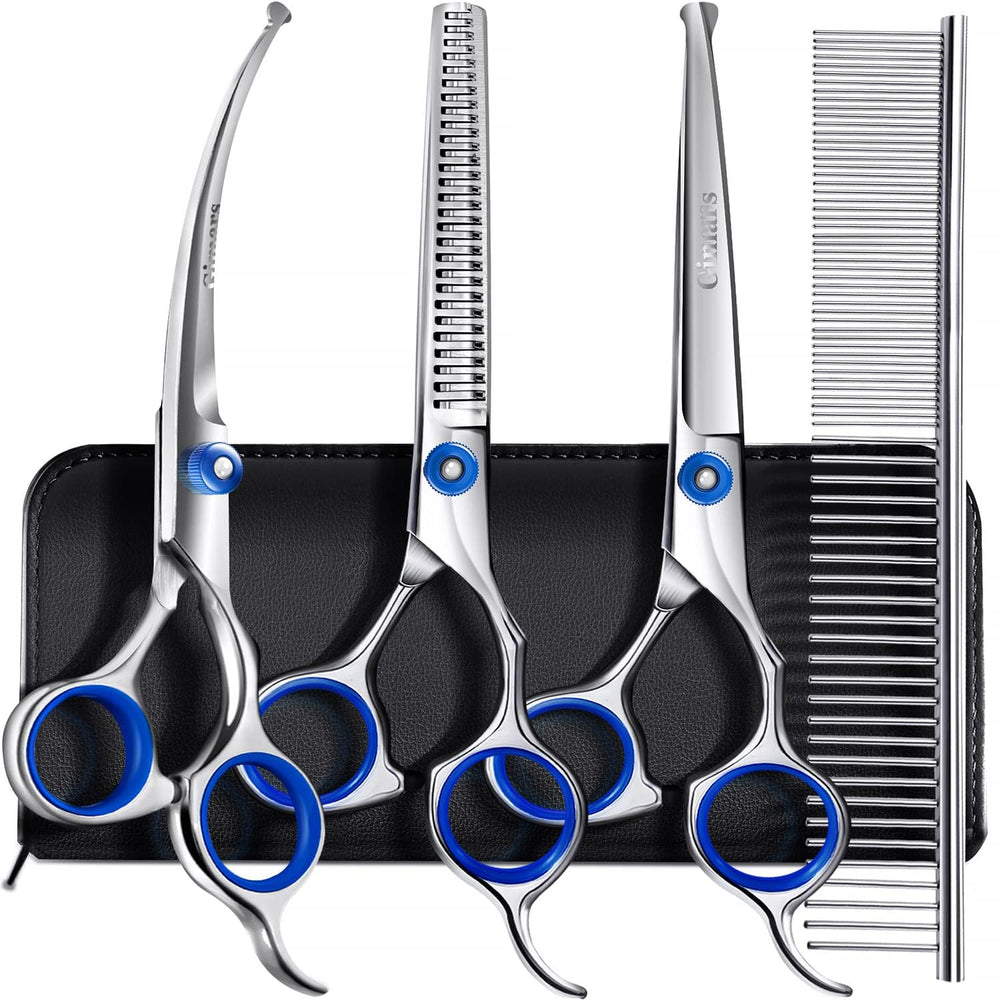 Gimars 5-in-1 grooming kit for precise dog grooming.