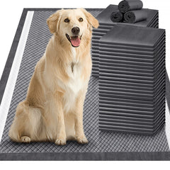 Gimars upgrade odor-control pee pad 28x34 inches reduces urine odor in rooms.