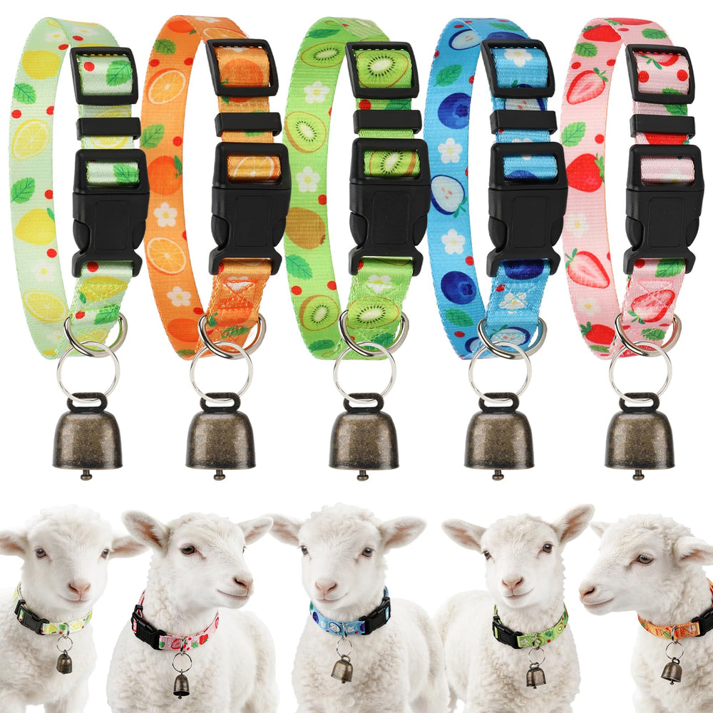 GINDOOR goat collar with adjustable bell set for easy herd location