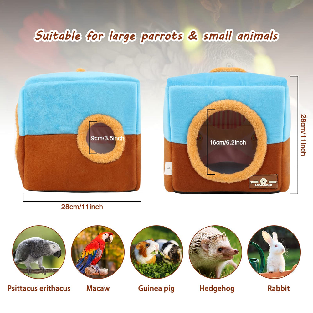 GINDOOR large parrot nest house side entry for easy access