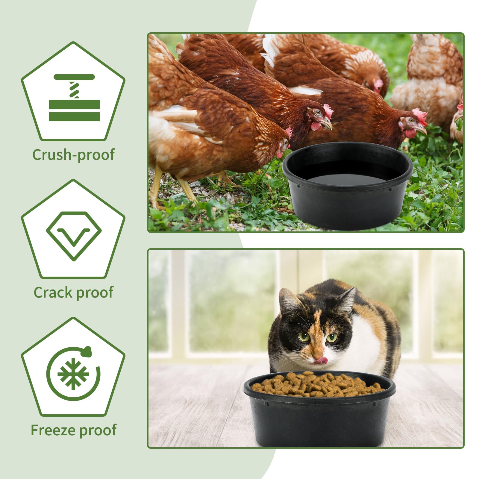 GINDOOR multi-animal feeder suitable for chickens, goats, pigs and more
