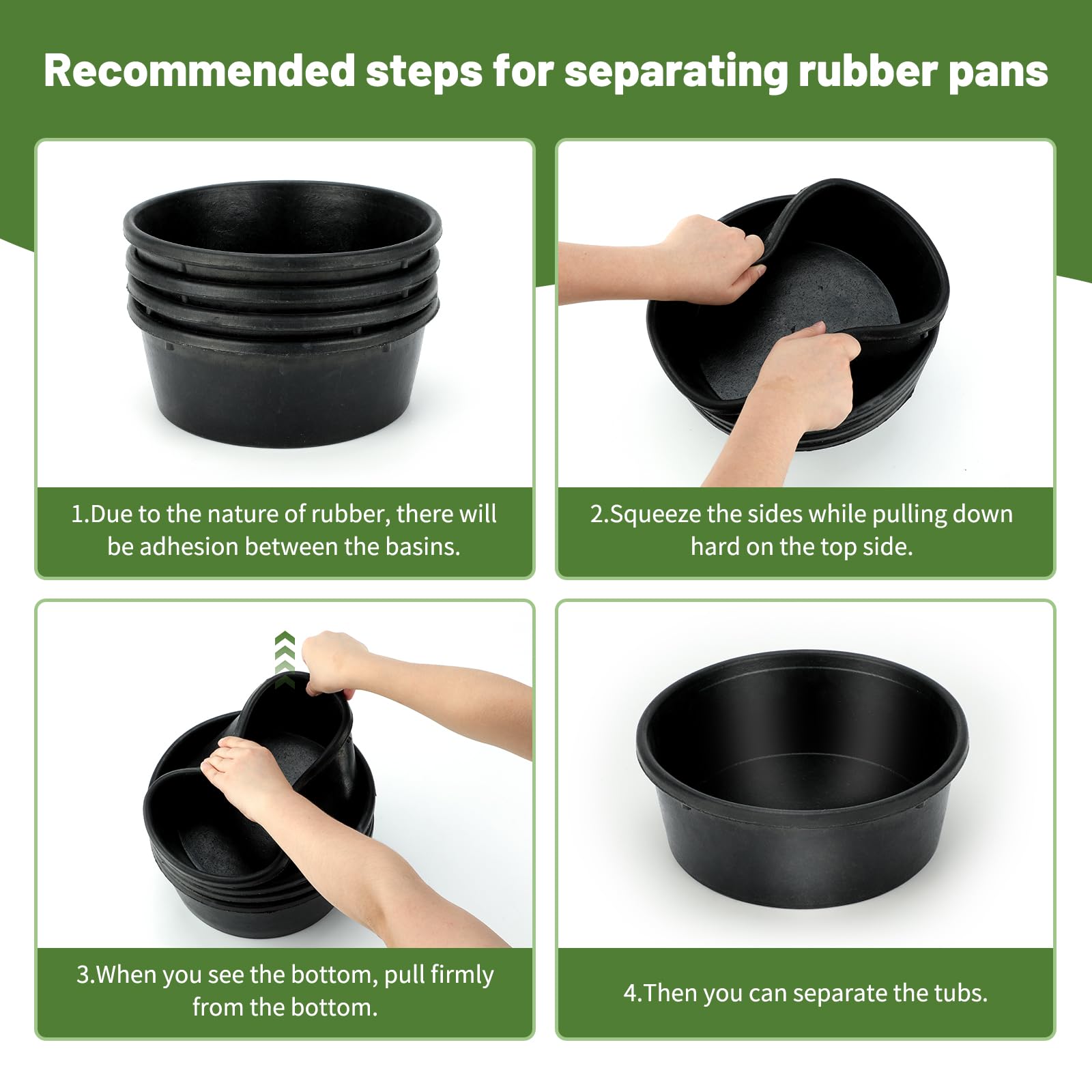 GINDOOR stackable feed buckets save storage space on farms.