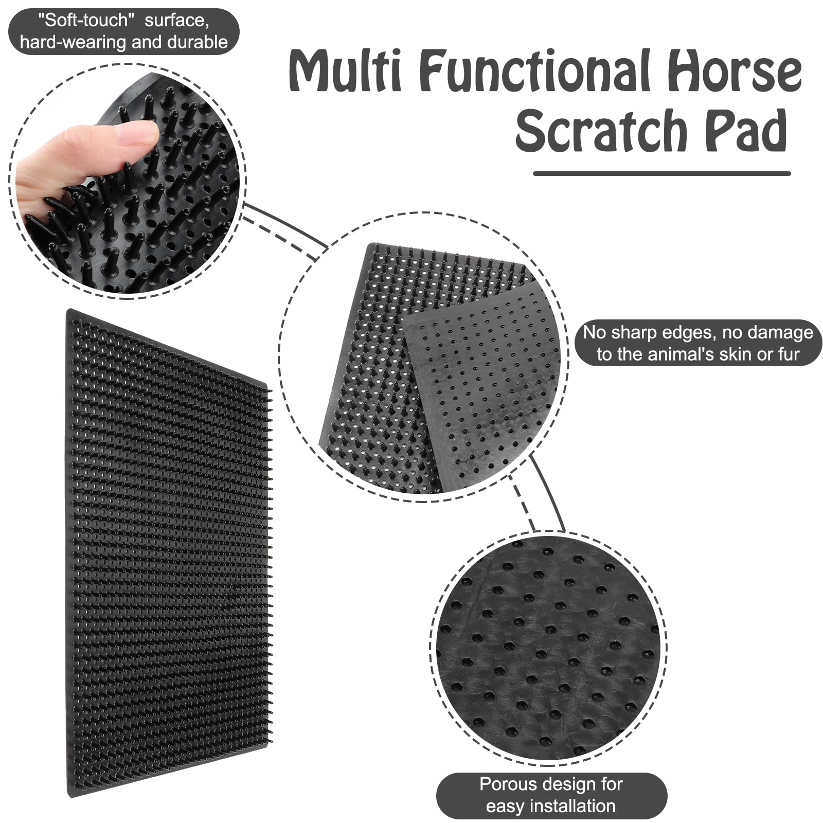 GINDOOR two pack scratch pads cover more barn area