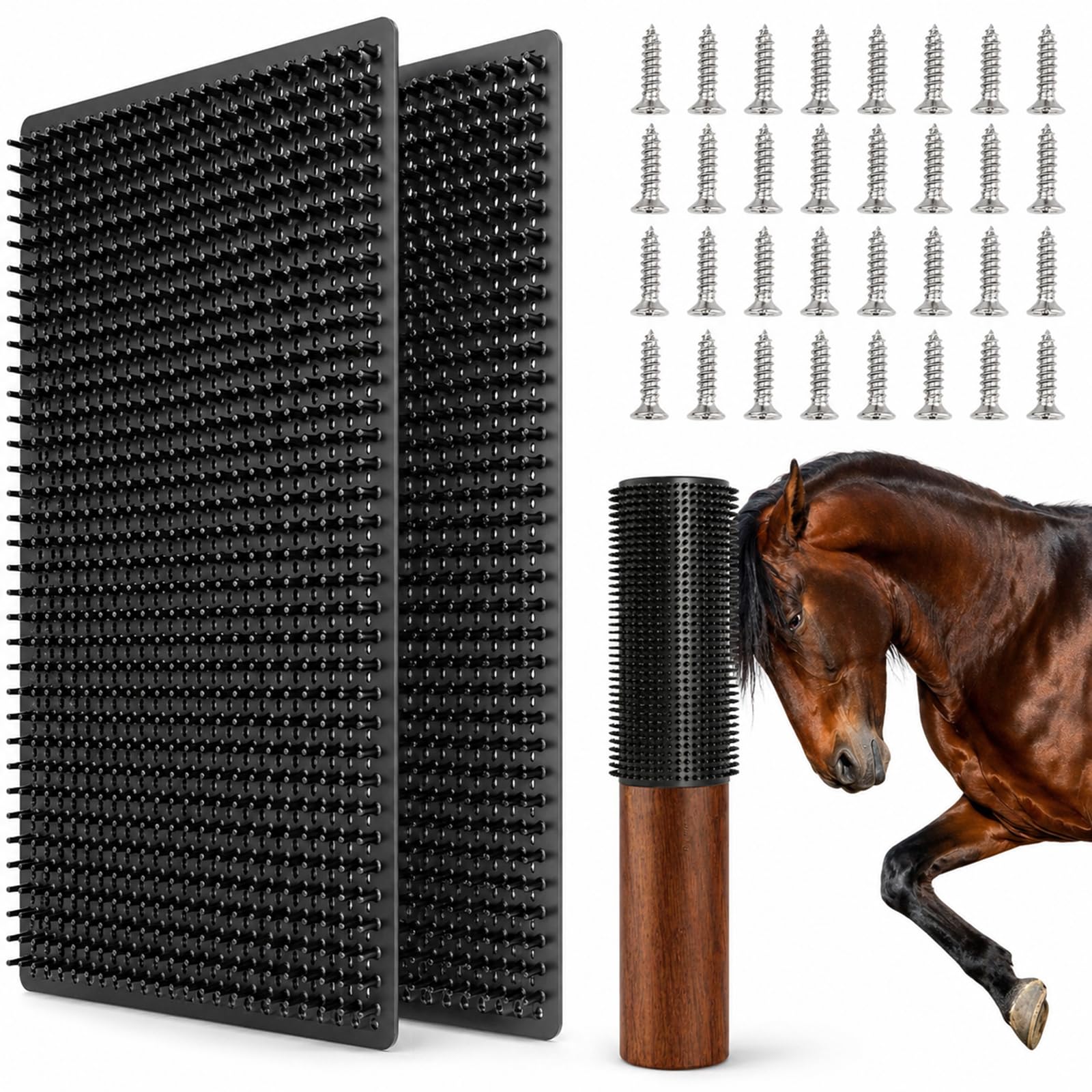 GINDOOR middle livestock scratcher pad close up texture for comfort and itch relief