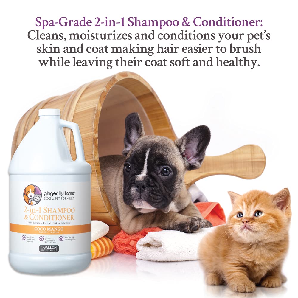 Ginger Lily Farms 1 gallon refill pack keeps grooming stocked