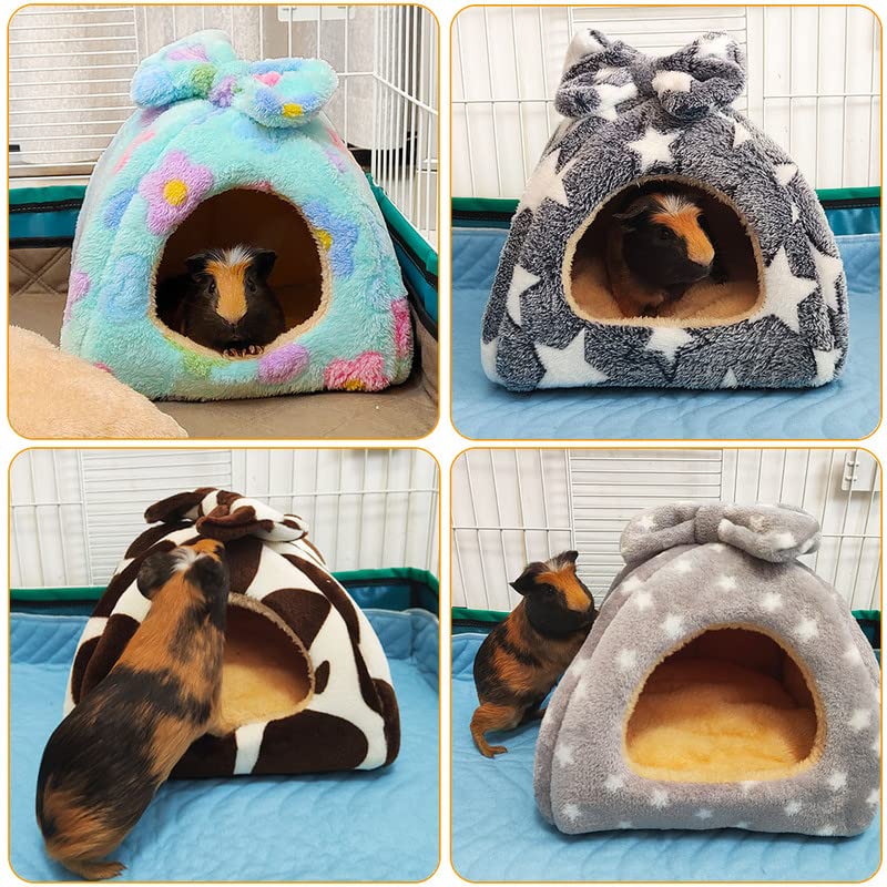 Ginidear Guinea Pig Bed removable pillow enables flexible comfort.