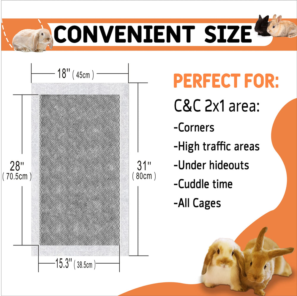 GINIDEAR 50-pads multi-pack offers bulk value for home cages