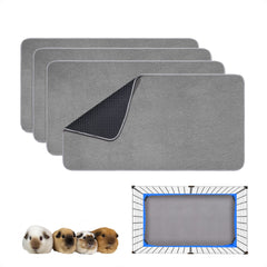 GINIDEAR guinea pig cage liner 4-pack for a clean, dry enclosure.