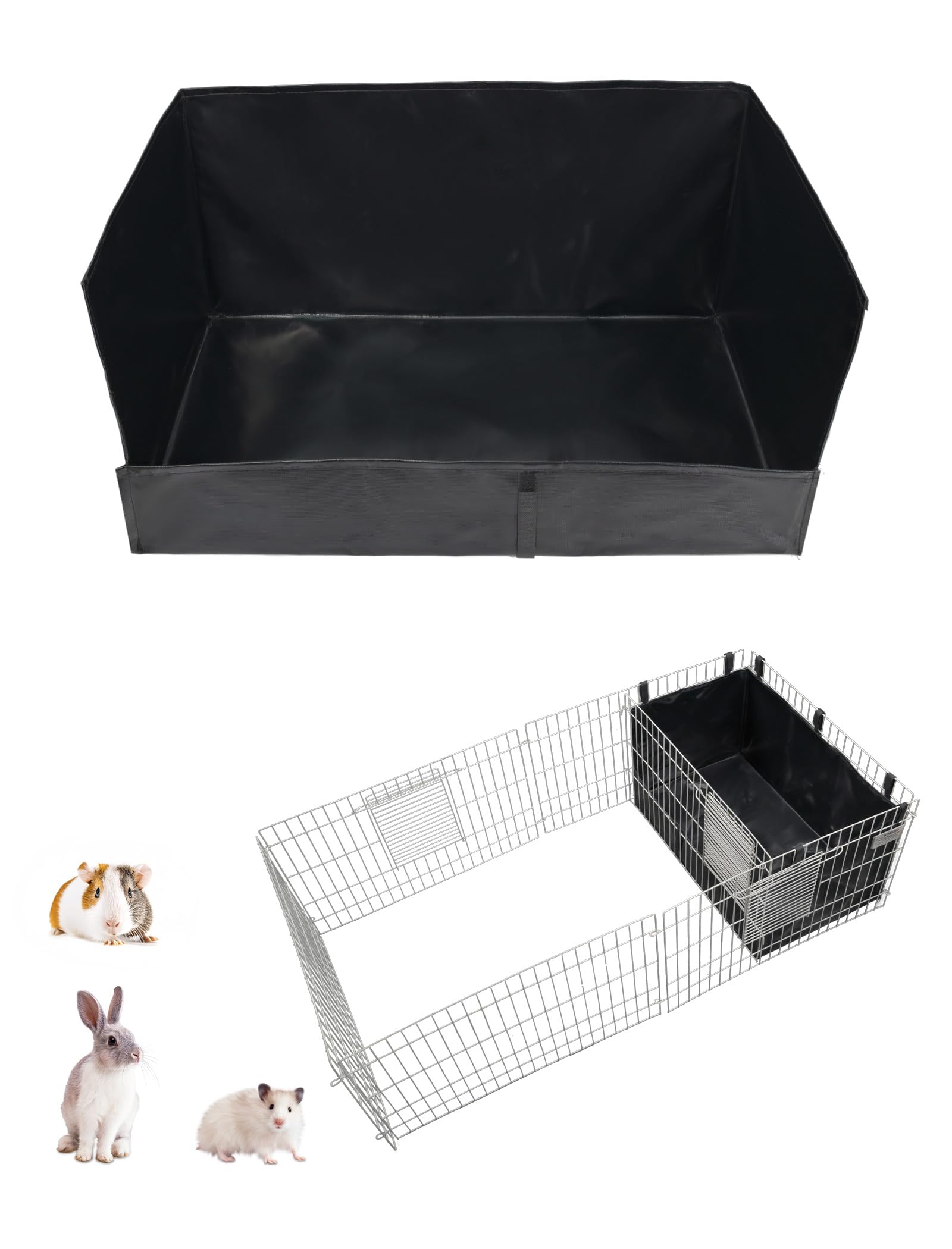 GINIDEAR cage liner fits Midwest 24x13 keeping mess contained and clean