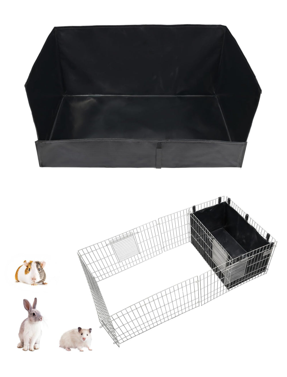 GINIDEAR cage liner fits Midwest 24x13 keeping mess contained and clean