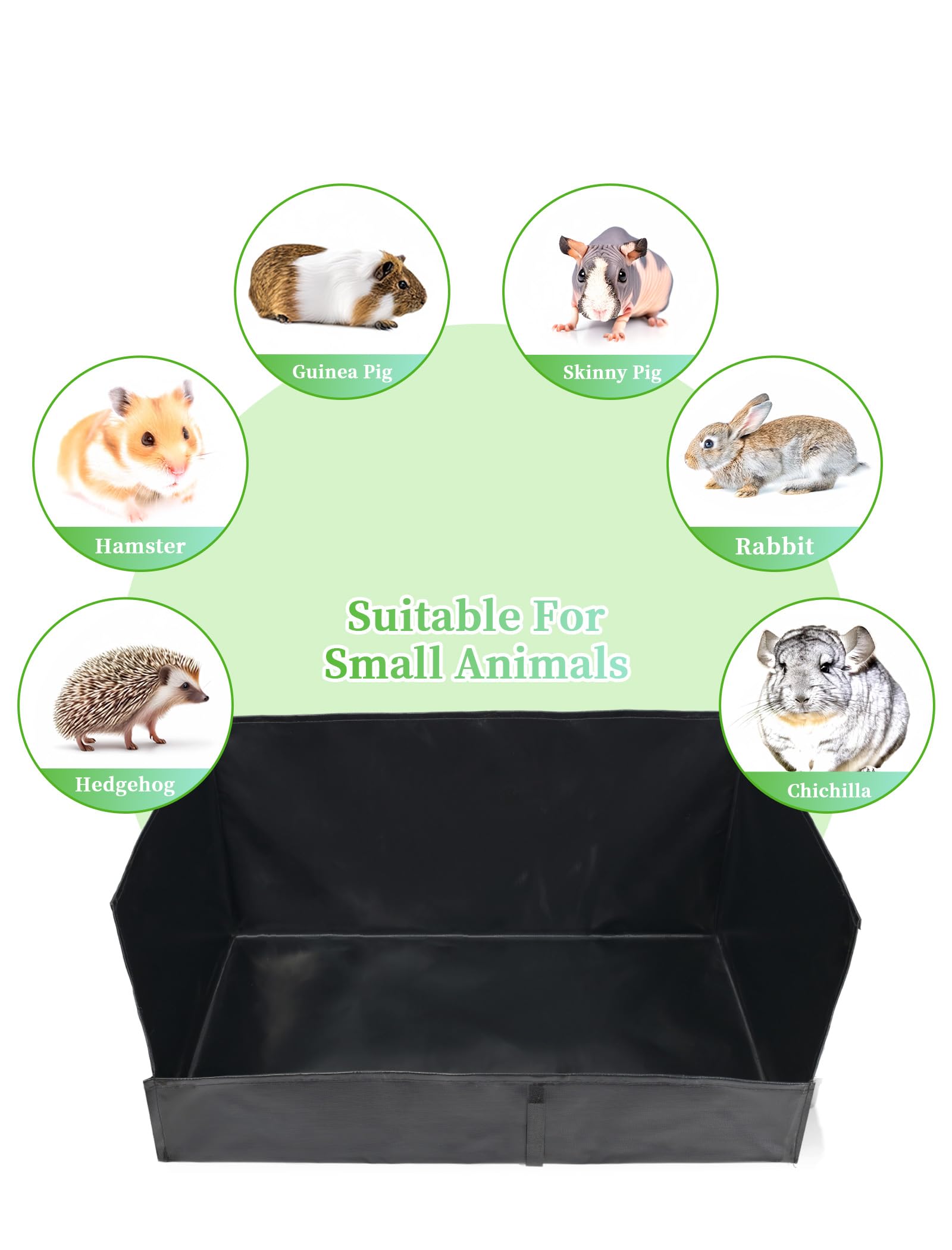 GINIDEAR hay feeder protection liner helps keep hay off the floor