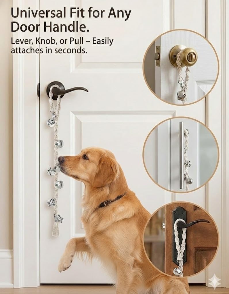 Reward-based potty training with GINIDEAR bells for consistent use