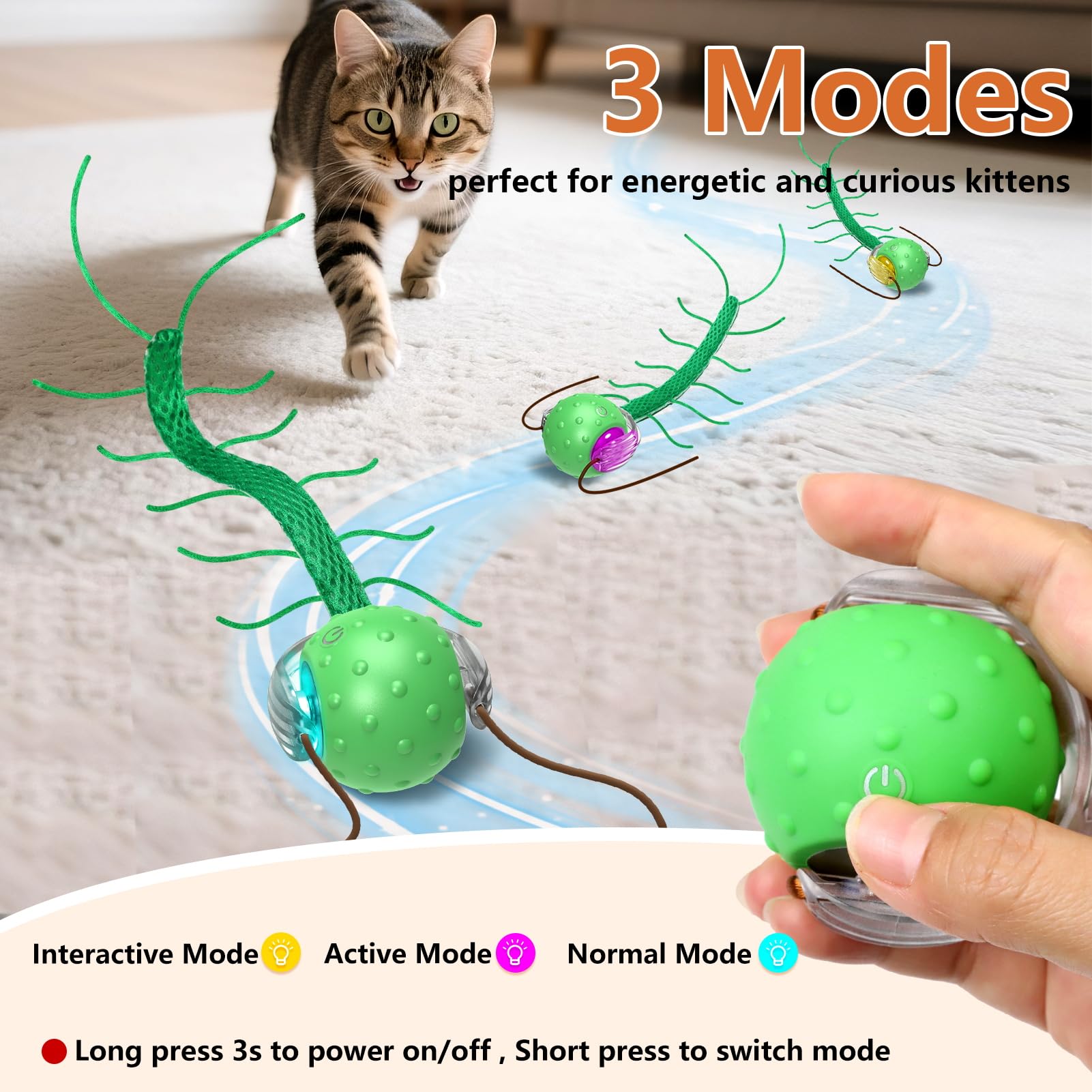 Giociv chirping sounds and LED light enhance nighttime play