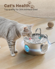 GIOTOHUN cat water fountain running-water model invites cats to drink more.