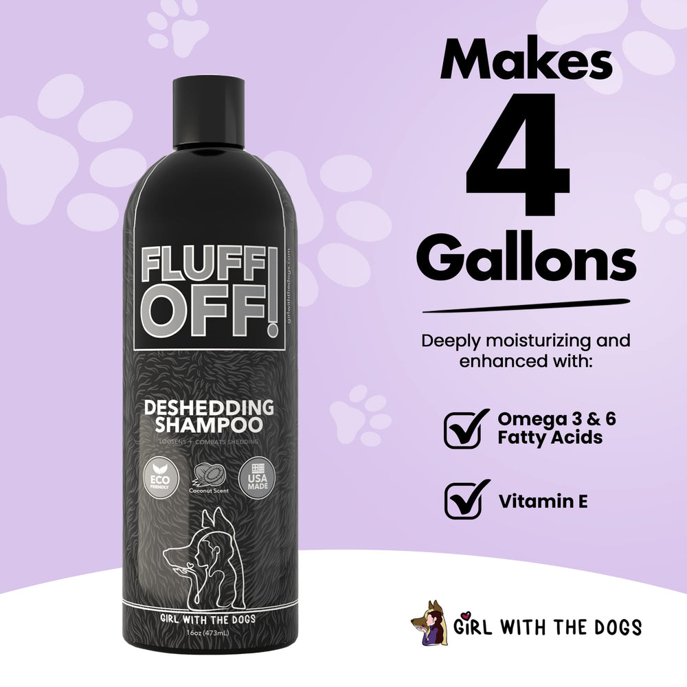 Fluff Off gentle formula suitable for puppies.
