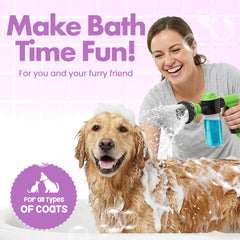 Girl With The Dogs one-handed operation for convenient washing.