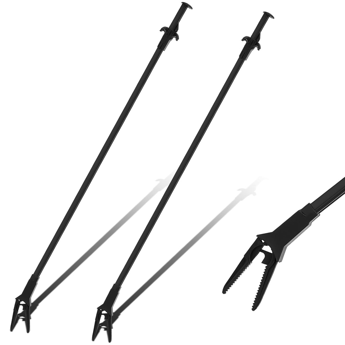 Gisafai 2-piece aquarium tongs with long reach for precise feeding