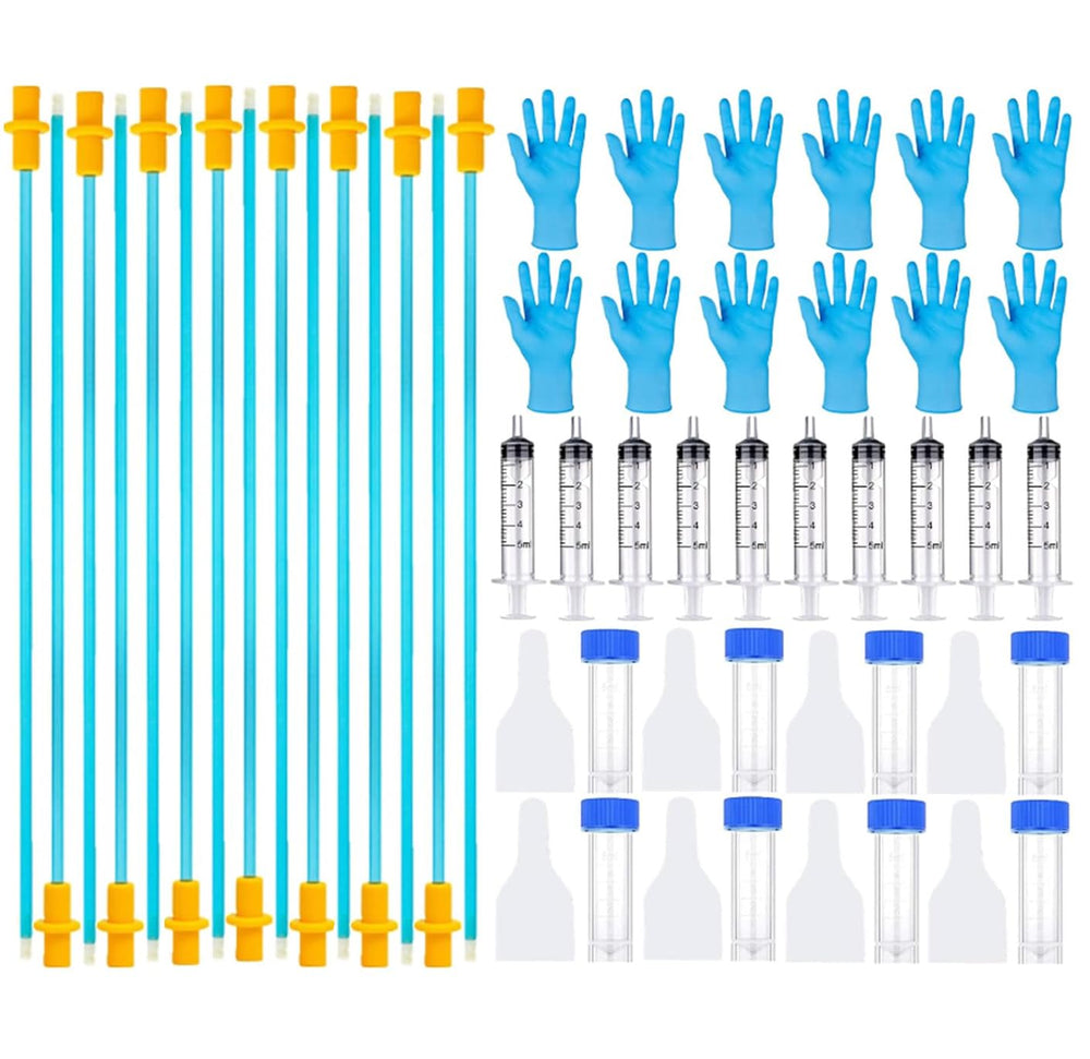 GISUREM AI breeding kit with insemination components for clean, single-use dog breeding.