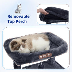 Gitelsnour cat condo with two doors for easy entry and exit.