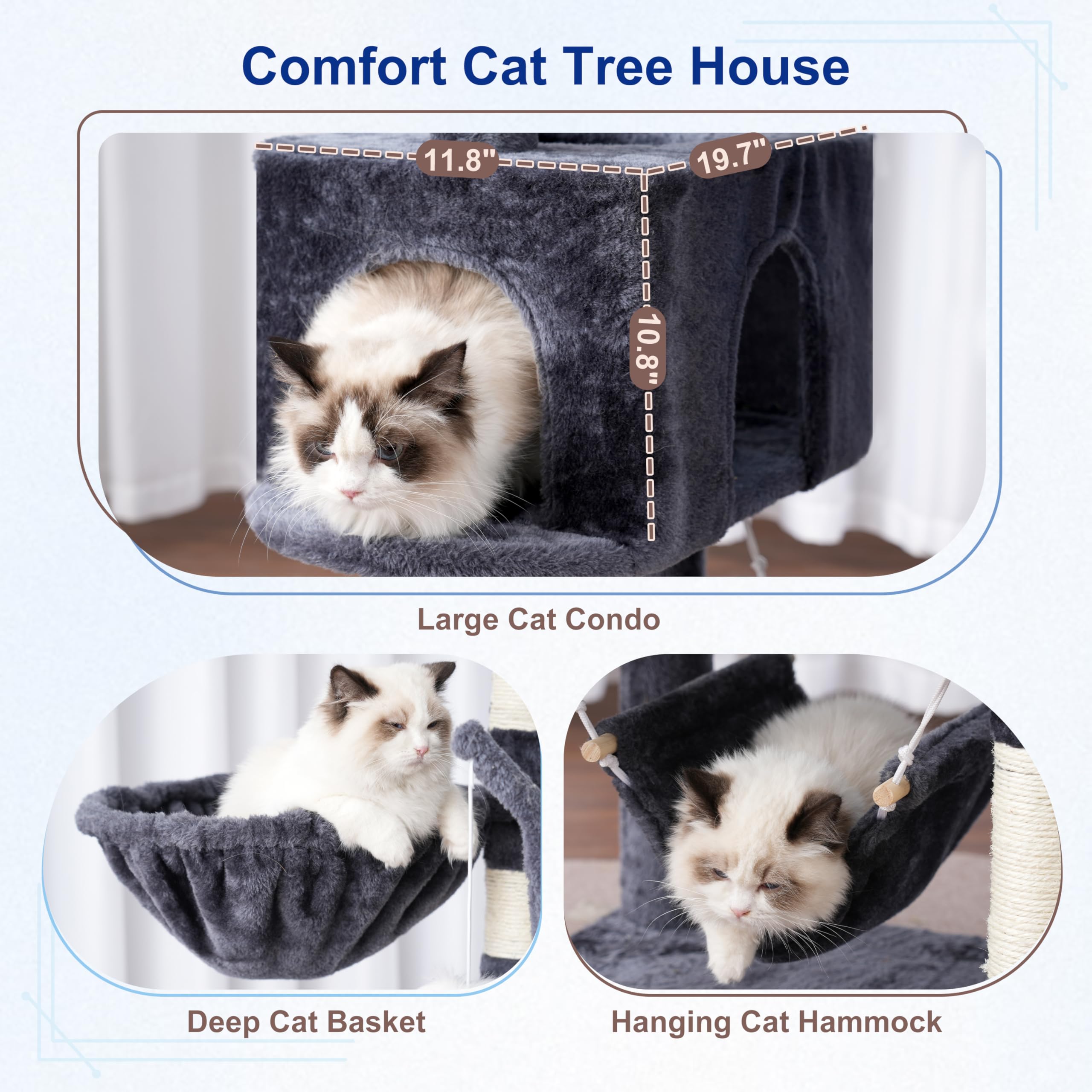 Gitelsnour cat condo offers a private hideaway for focused retreat