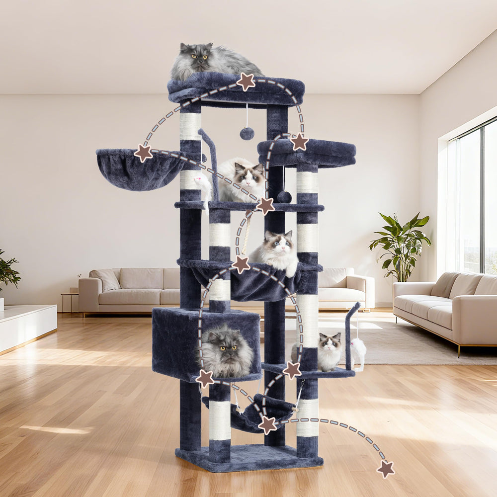 Gitelsnour cat toy ball adds interactive play on the tree