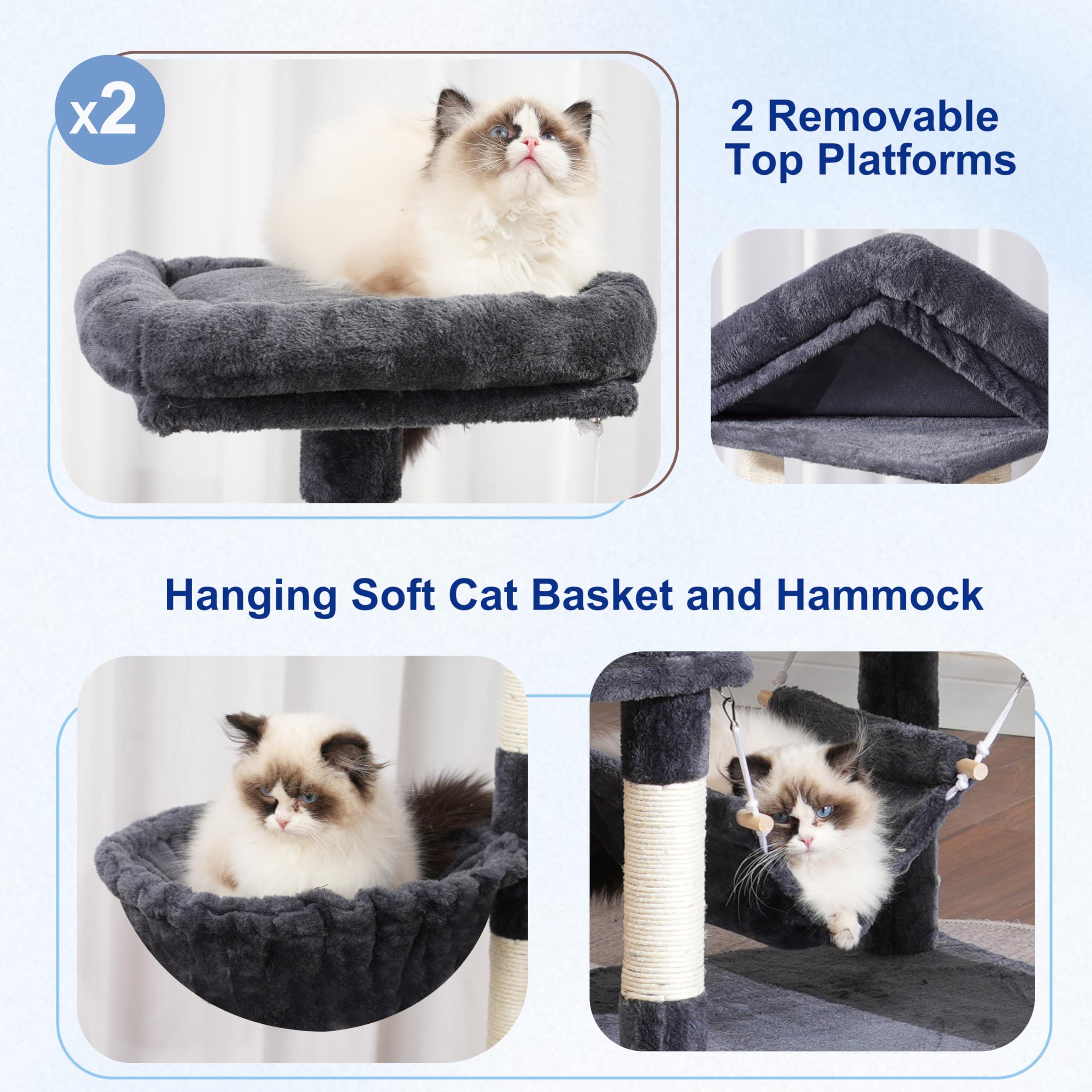 Gitelsnour plush caves provide cozy hideaways for cats.